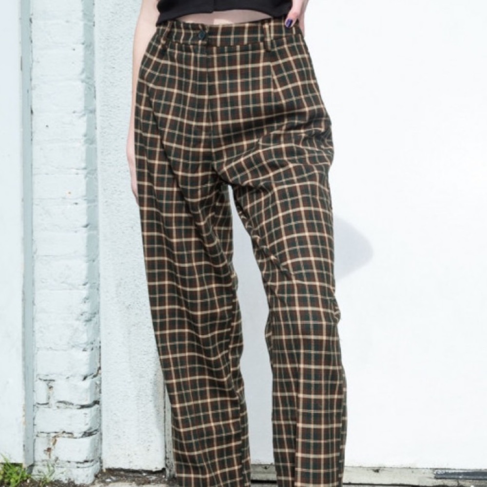 Brandy Melville Amelia Plaid Pants
